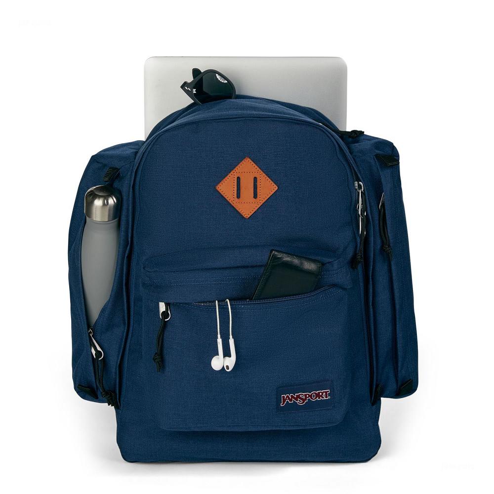 Sac à Dos Ordinateur JanSport Field Pack Bleu Marine | STK-13899241